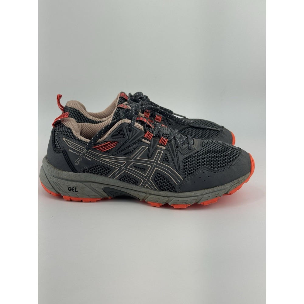 Asics  Gel Venture 8 1012A706 Gray Running Shoes Sneakers Women's Size 7 WIDE